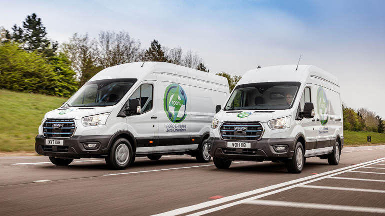 Η Ford δίνει το ηλεκτρικό Transit σε πελάτες για δοκιμές